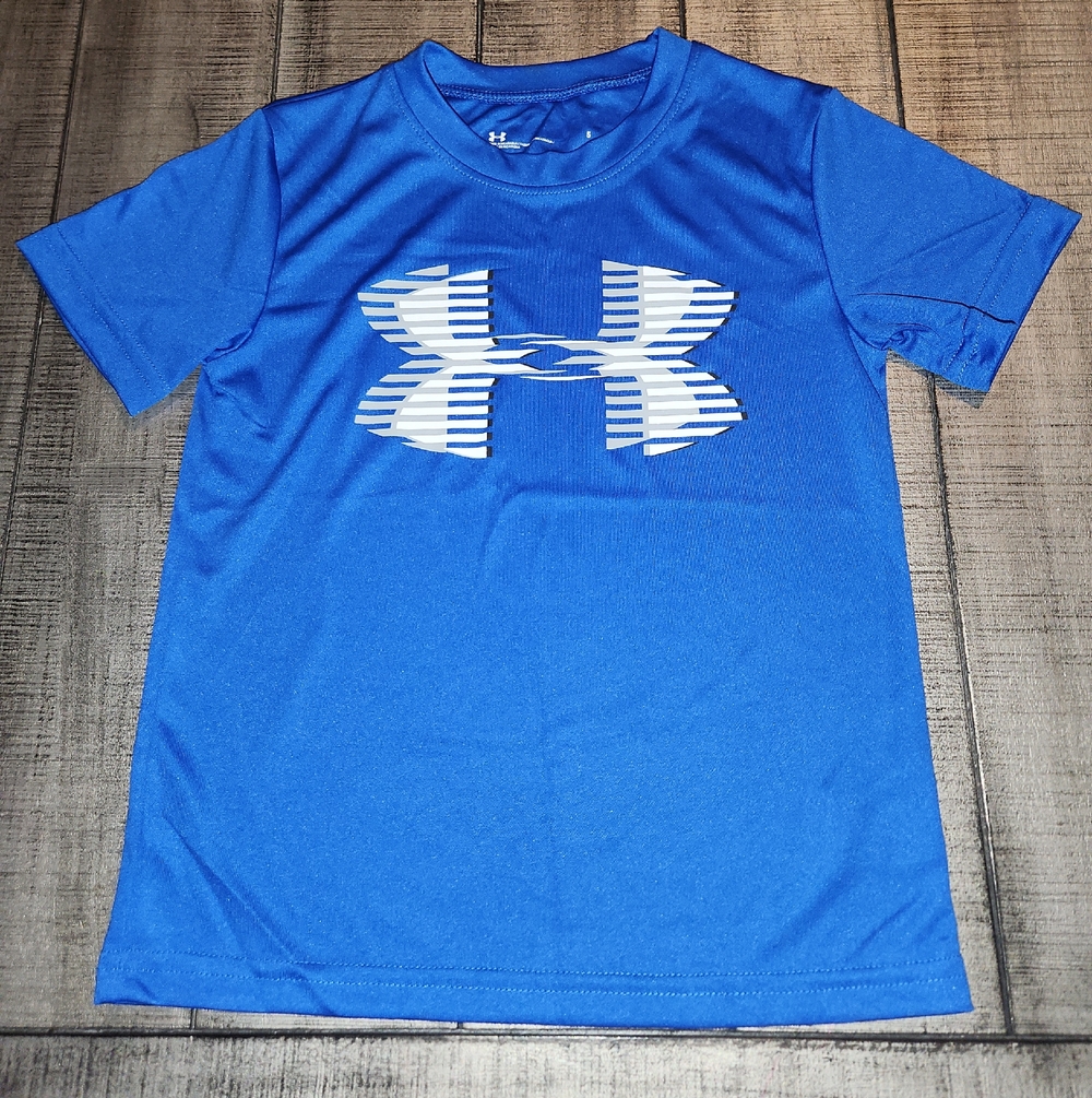NWOT Under Armour Royal Blue Short Sleeve Logo Tee